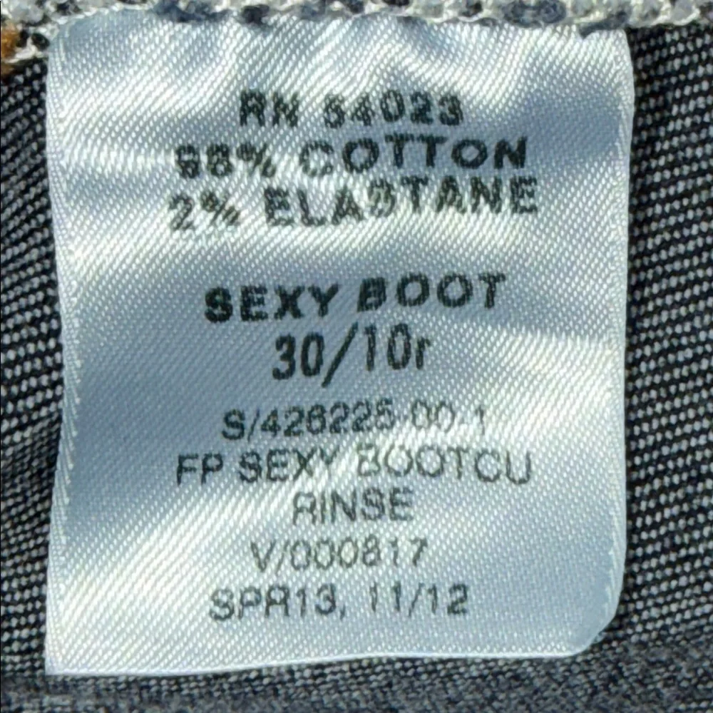 GAP Maternity 1969 Sexy Boot Denim Stretch Full Waist Band Jeans Size 30/10R - Picture 7 of 7